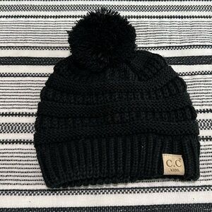 C.C. Kids beanie. Black.